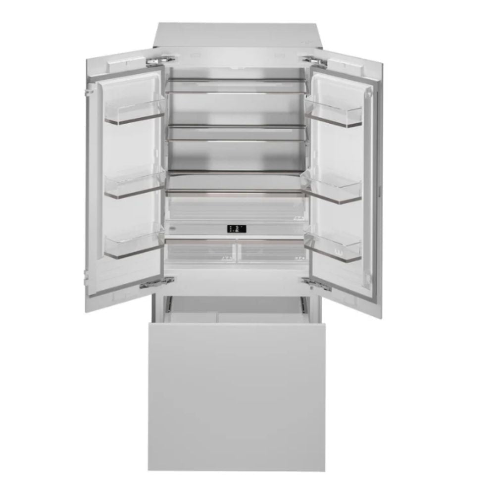 REF36FDBZPNV - REFRIGERATORS - Bertazzoni - French 3-Door - Panel Ready - Open Box - BonPrix Électroménagers