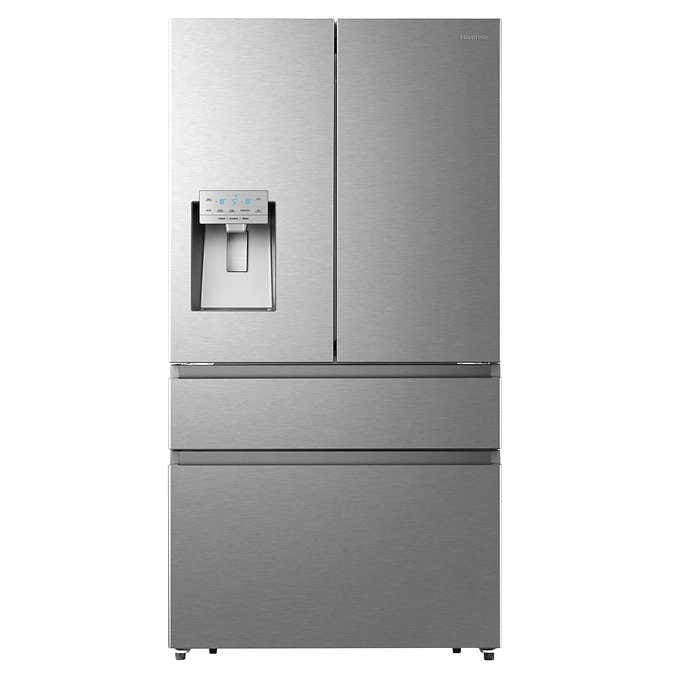 RF200D4CSE - REFRIGERATORS - Hisense - French 4 - Door - Stainless Steel - Open Box - BonPrix Électroménagers