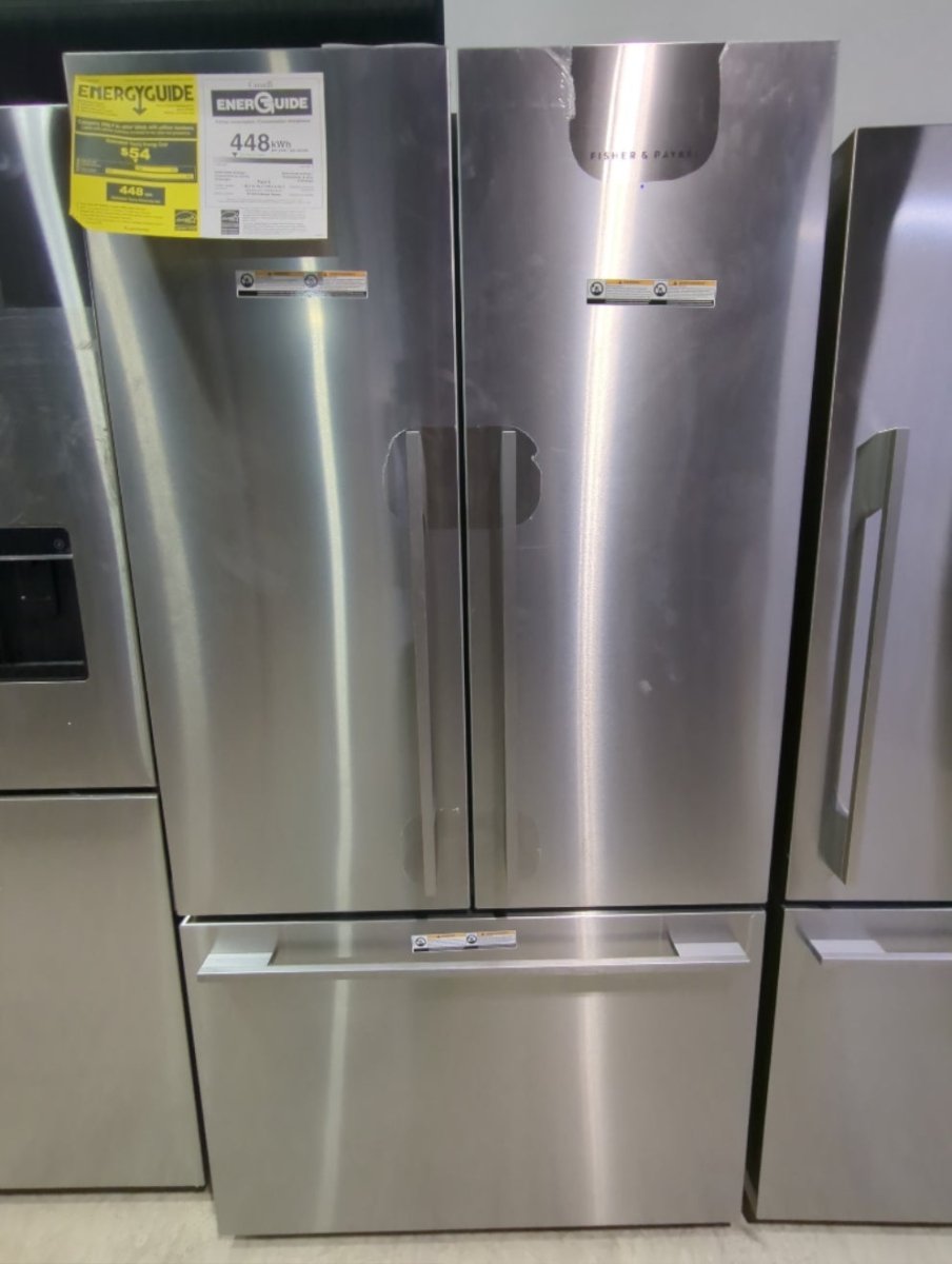 RF201ADX5 - N - REFRIGERATORS - Fisher & Paykel - French 3 - Door - Stainless Steel - Open Box - BonPrix Électroménagers