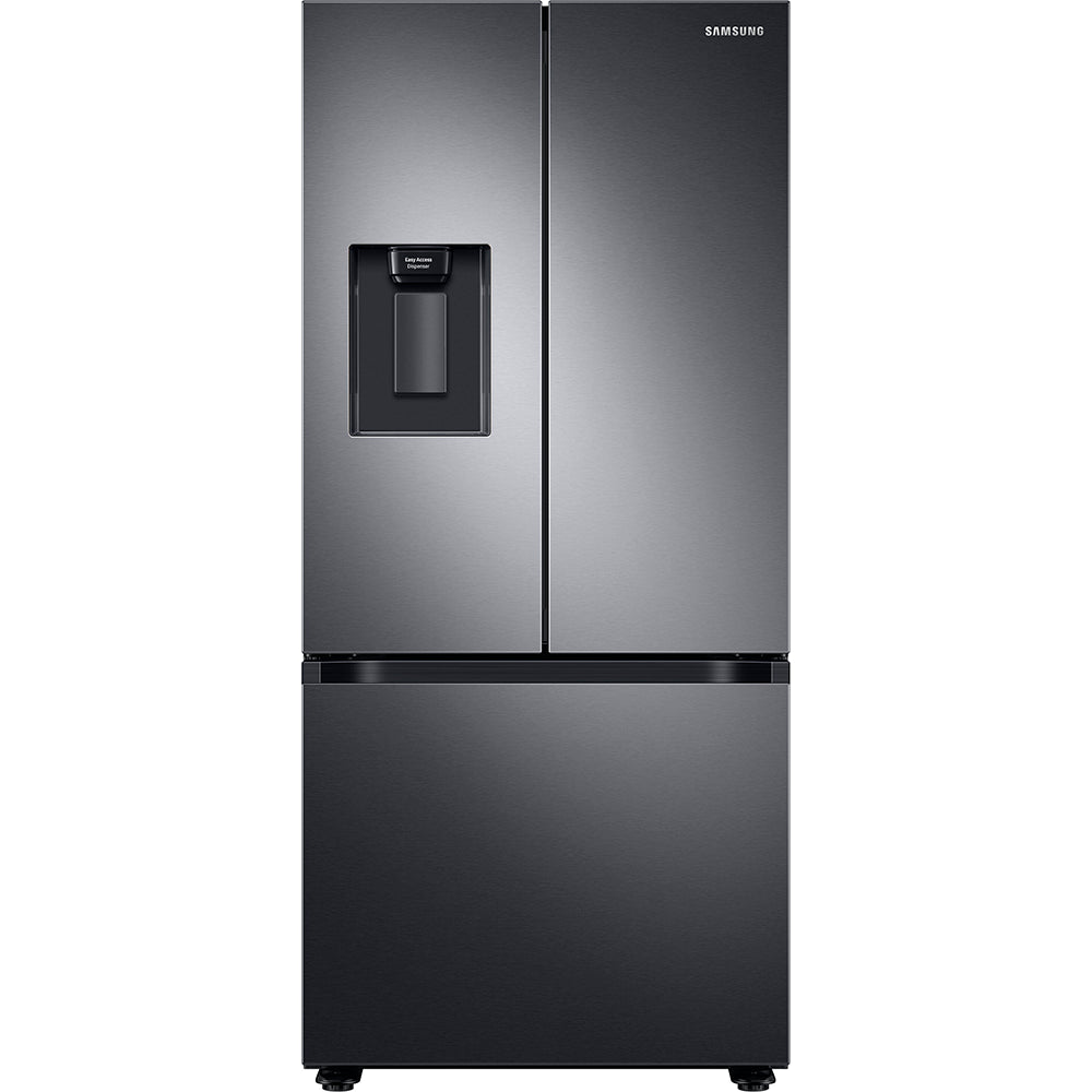 RF22A4221SG - REFRIGERATORS - Samsung - French 3 - Door - Black Stainless - Open Box - BonPrix Électroménagers