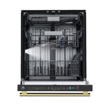 Stella 24 in. Built-in Dishwasher in Black, Tall Tub, Top Touch Control, Fingerprint-Resistant Stainless Steel Dishwasher, Black, Quiet 44 dBA, Soil-Sensing Capable, NSF & ENERGY STAR - BonPrix Électroménagers