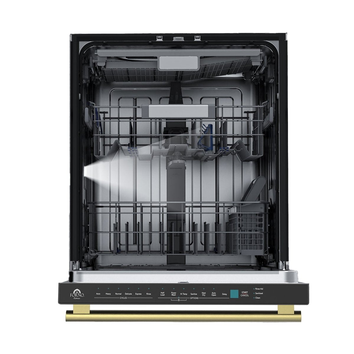 Stella 24 in. Built-in Dishwasher in Black, Tall Tub, Top Touch Control, Fingerprint-Resistant Stainless Steel Dishwasher, Black, Quiet 44 dBA, Soil-Sensing Capable, NSF & ENERGY STAR - BonPrix Électroménagers