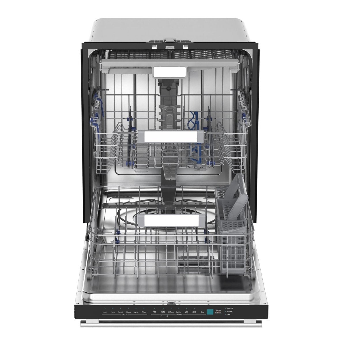 Stella 24 in. Built-in Dishwasher in Black, Tall Tub, Top Touch Control, Fingerprint-Resistant Stainless Steel Dishwasher, Black, Quiet 44 dBA, Soil-Sensing Capable, NSF & ENERGY STAR - BonPrix Électroménagers