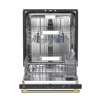 Stella 24 in. Built-in Dishwasher in Black, Tall Tub, Top Touch Control, Fingerprint-Resistant Stainless Steel Dishwasher, Black, Quiet 44 dBA, Soil-Sensing Capable, NSF & ENERGY STAR - BonPrix Électroménagers