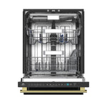 Stella 24 in. Built-in Dishwasher in Black, Tall Tub, Top Touch Control, Fingerprint-Resistant Stainless Steel Dishwasher, Black, Quiet 44 dBA, Soil-Sensing Capable, NSF & ENERGY STAR - BonPrix Électroménagers