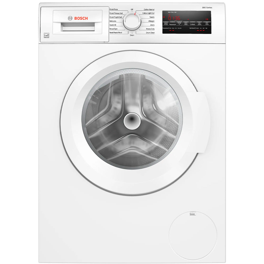 WGA12400UC - WASHERS - Bosch - Front Loading - White - Open Box - BonPrix Électroménagers