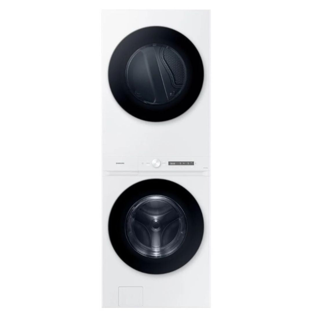 WH46DBH100EW - LAUNDRY CENTERS - Samsung - Stacked Washer/Dryer - Electric - White - Open Box - BonPrix Électroménagers