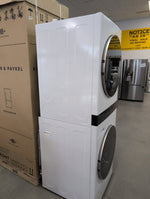 WKE100HWA - LAUNDRY CENTERS - LG - Stacked Washer/Dryer - Electric - White - Open Box - BonPrix Électroménagers