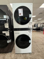 WKEX200HWA - LAUNDRY CENTERS - LG - Stacked Washer/Dryer - Electric - White - Open Box - BonPrix Électroménagers