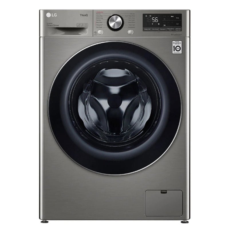 WM1455HPA - WASHERS - LG - Front Loading - Platinum - Open Box - BonPrix Électroménagers