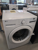 WM3400CW - WASHERS - LG - Front Load - White - Open Box - BonPrix Électroménagers
