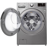 WM3600HVA - WASHERS - LG - Front Loading - Graphite Steel - Open Box - BonPrix Électroménagers