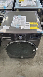 WM4100HBA - WASHERS - LG - Front Load - Black Stainless - Open Box - BonPrix Électroménagers