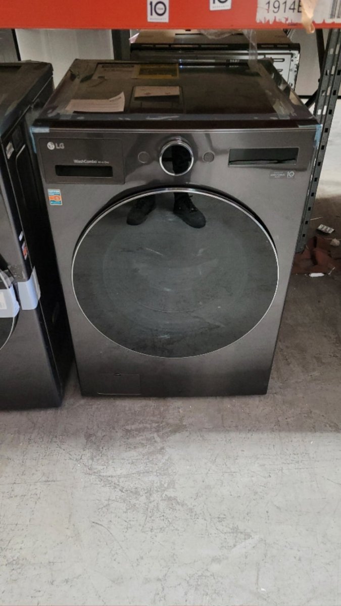 WM6998HBA - LAUNDRY CENTERS - LG - All - In - One - Electric - Black Stainless Steel - Open Box - BonPrix Électroménagers