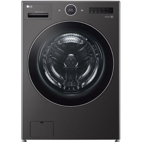WM6998HBA - WASHER/DRYER - LG - All - In - One - Electric - Black Stainless Steel - Open Box - BonPrix Électroménagers