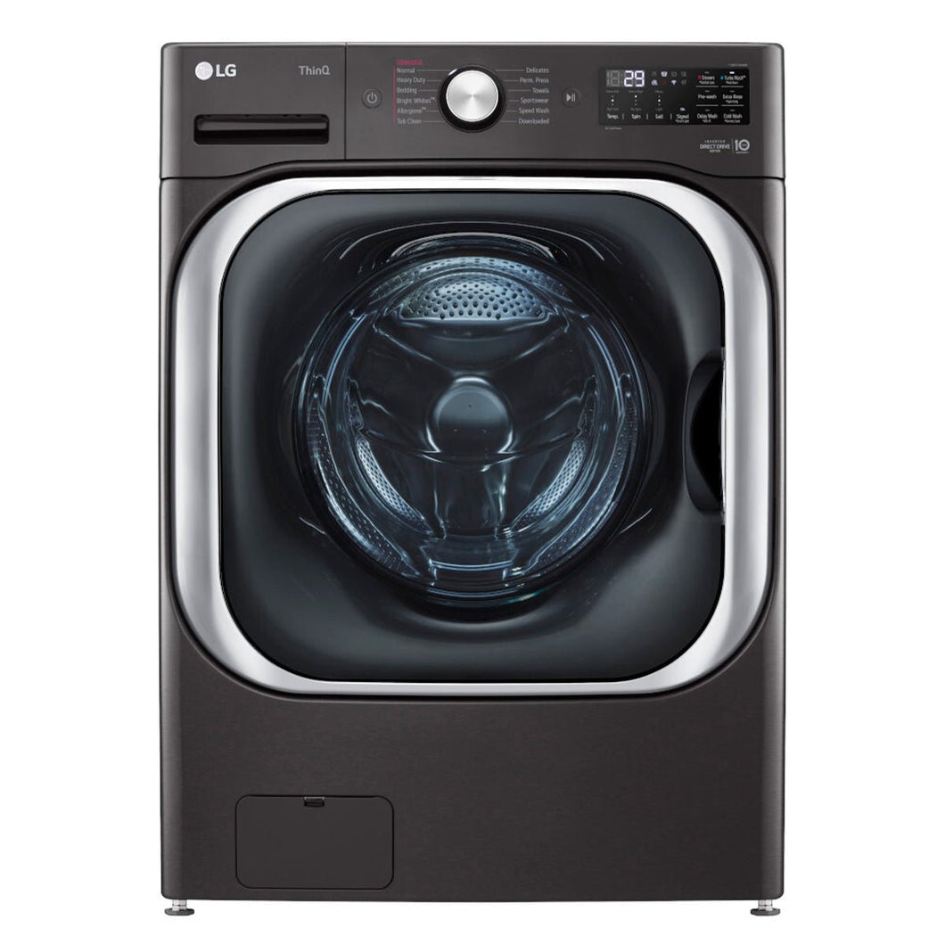 WM8900HBA - WASHERS - LG - Front Loading - Black Stainless - Open Box - BonPrix Électroménagers