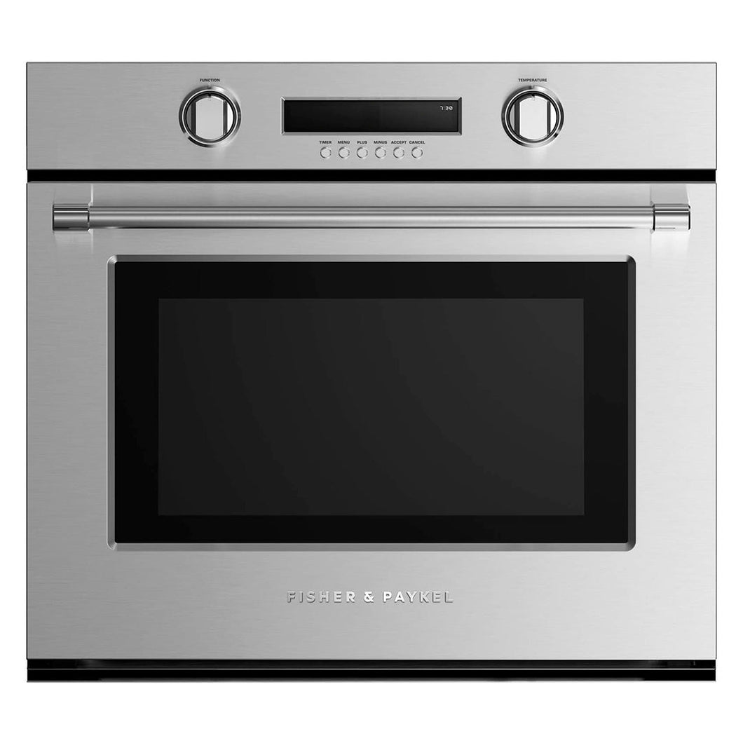 WOSV230N - WALL OVENS - Fisher & Paykel - Single Oven - Stainless Steel - Open Box - BonPrix Électroménagers