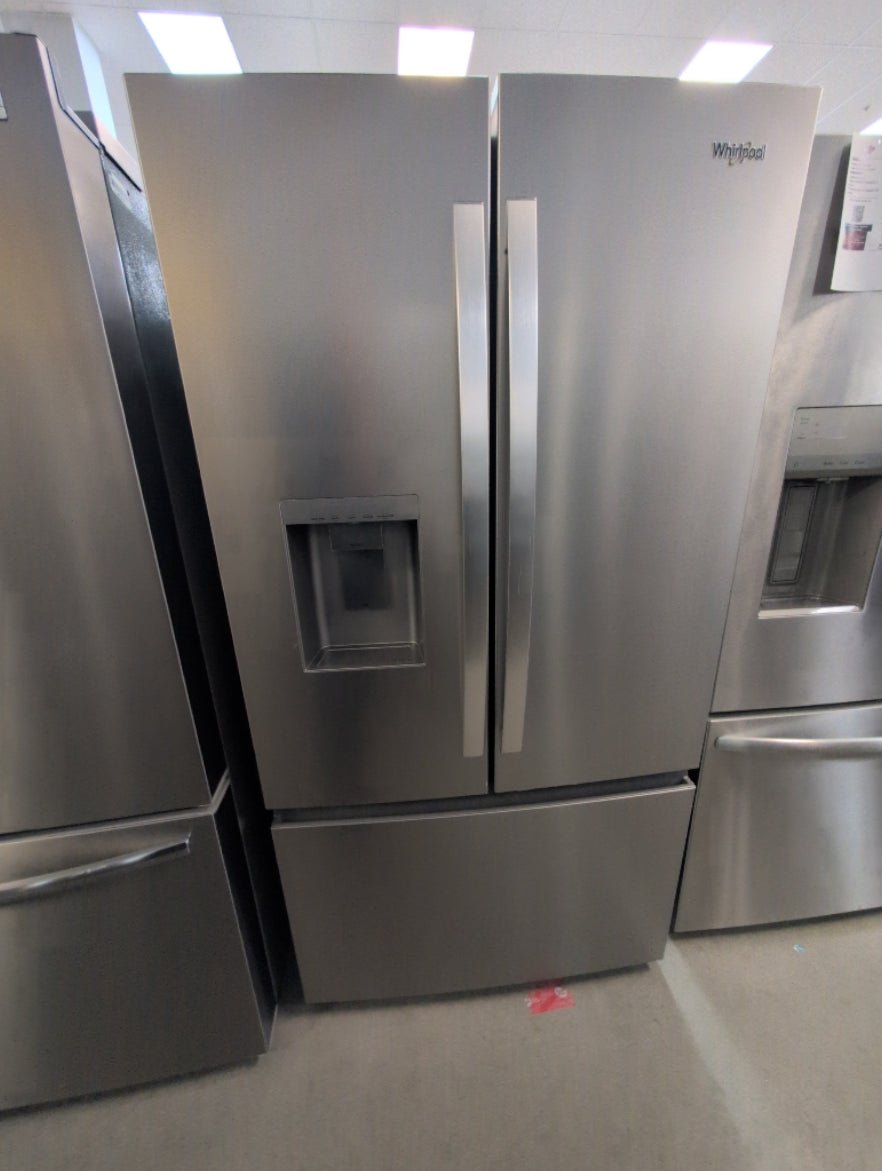WRFF3536SZ - REFRIGERATORS - Whirlpool - French 3 - Door - Stainless Steel - Open Box - BonPrix Électroménagers