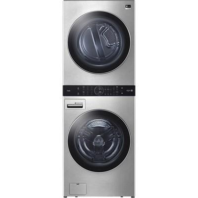 WSEX200HNA - LAUNDRY CENTERS - LG Studio - Stacked Washer/Dryer - Electric - Grey - Open Box - BonPrix Électroménagers