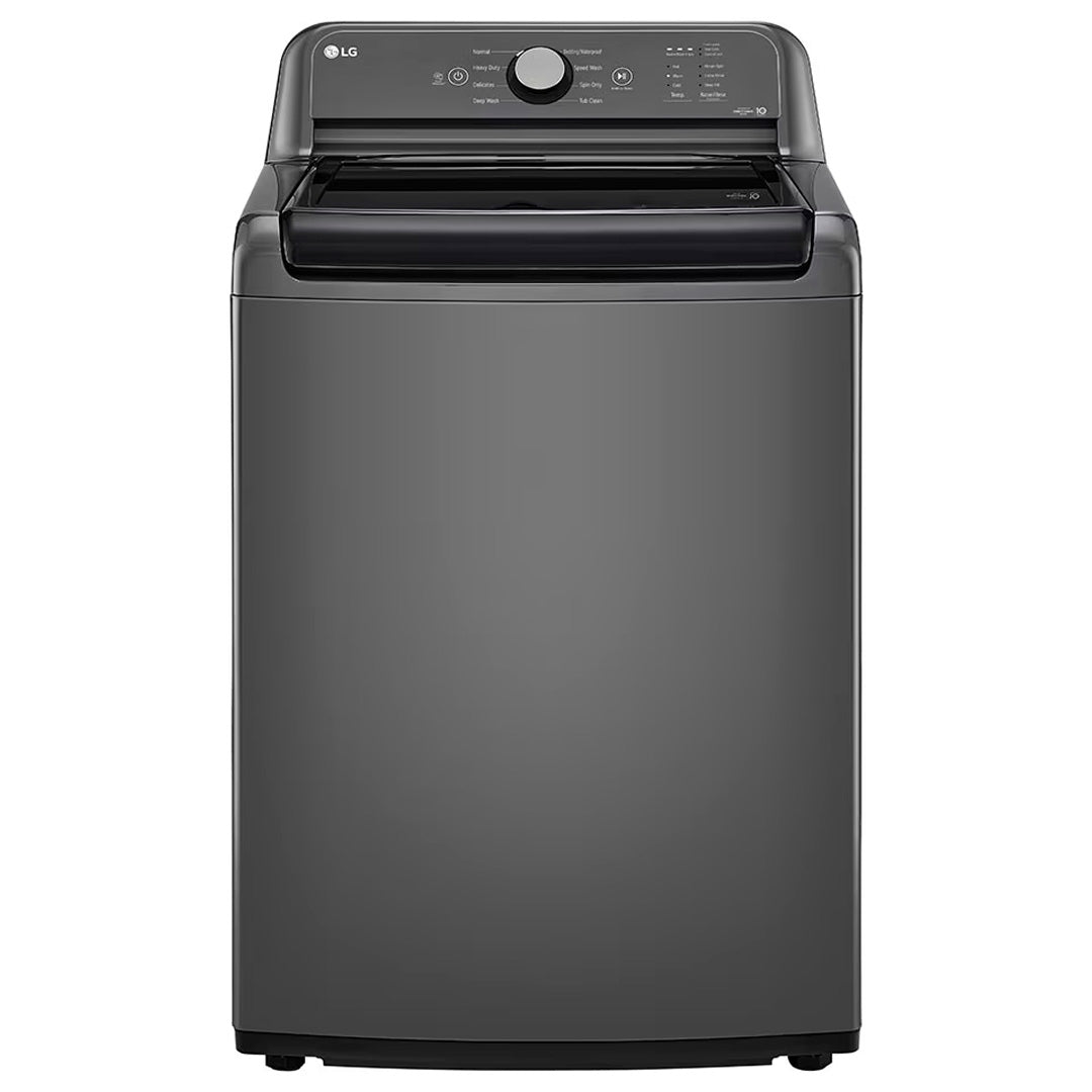 WT6105CM - WASHERS - LG - Top Loading - Grey - Open Box - BonPrix Électroménagers