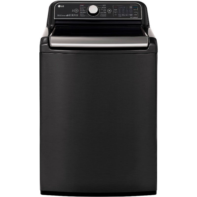 WT7900HBA - WASHERS - LG - Top Loading - Black Stainless - Open Box - BonPrix Électroménagers