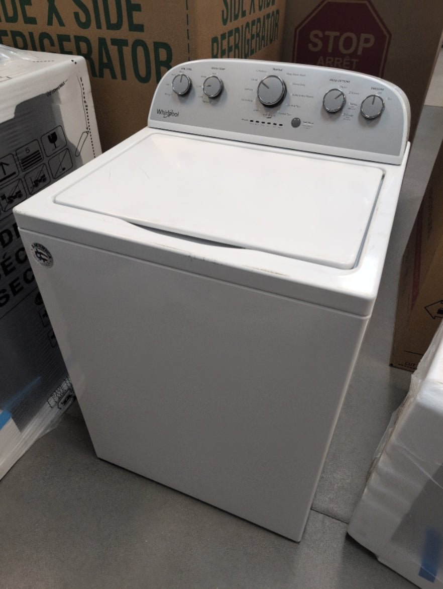 WTW5000DW - WASHERS - Whirlpool - Top Load - White - Open Box - BonPrix Électroménagers