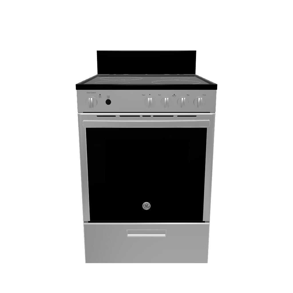 JCAS640RMSS - CUISINIÈRES - GE - Électrique - Acier Inoxydable - Boîte Ouverte