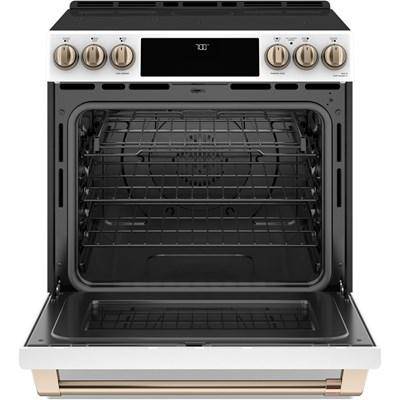 CCES700P4MW2 - RANGES - Café - Electric - White - Open Box - BonPrix Électroménagers