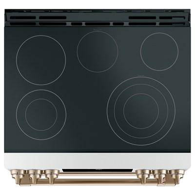 CCES750P4MW2 - RANGES - Café - Electric - White - Open Box - BonPrix Électroménagers