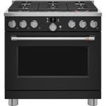 CGY366P3TD1 - RANGES - Café - Gas - Black - Open Box - BonPrix Électroménagers