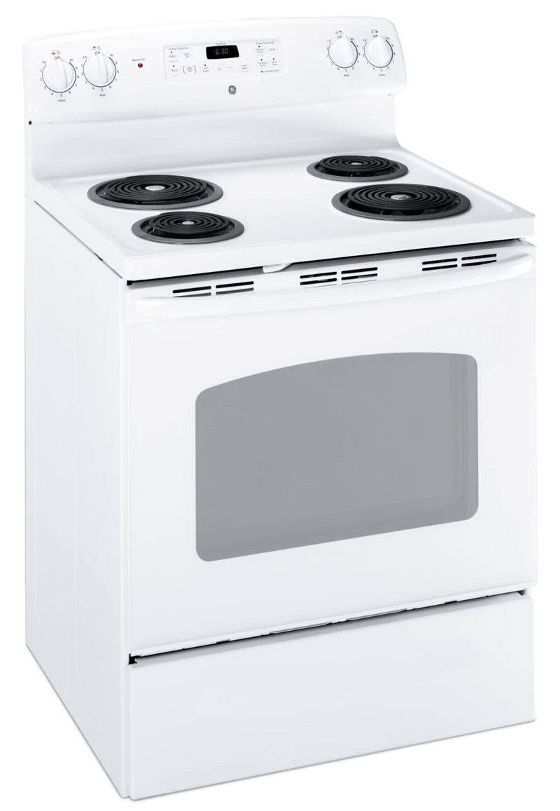 JCBP240DMWW - RANGES - GE - Electric - White - Open Box - RANGES - BonPrix Électroménagers
