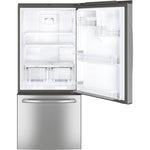 GDE21DYRKFS - REFRIGERATORS - GE - Bottom Freezer - Stainless Steel - Open Box - REFRIGERATORS - BonPrix Électroménagers