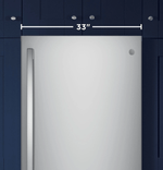 GDE25EYKFS - REFRIGERATORS - GE - Bottom Freezer - Stainless Steel - Open Box - BonPrix Électroménagers