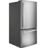 GDE25EYKFS - REFRIGERATORS - GE - Bottom Freezer - Stainless Steel - Open Box - BonPrix Électroménagers