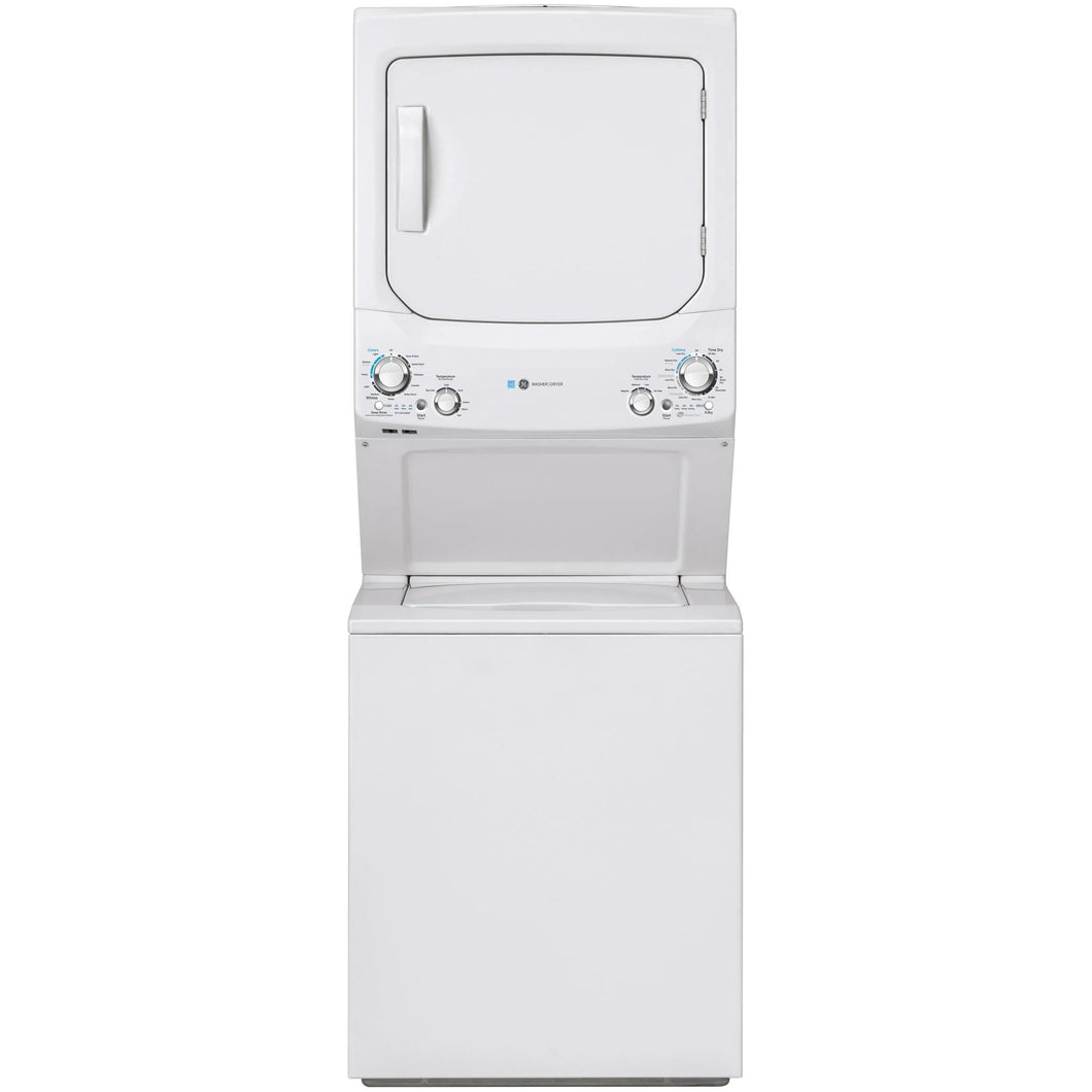 GUD27EEMNWW - LAUNDRY CENTERS - GE - Stacked Washer/Dryer - White - Open Box - LAUNDRY CENTERS - BonPrix Électroménagers