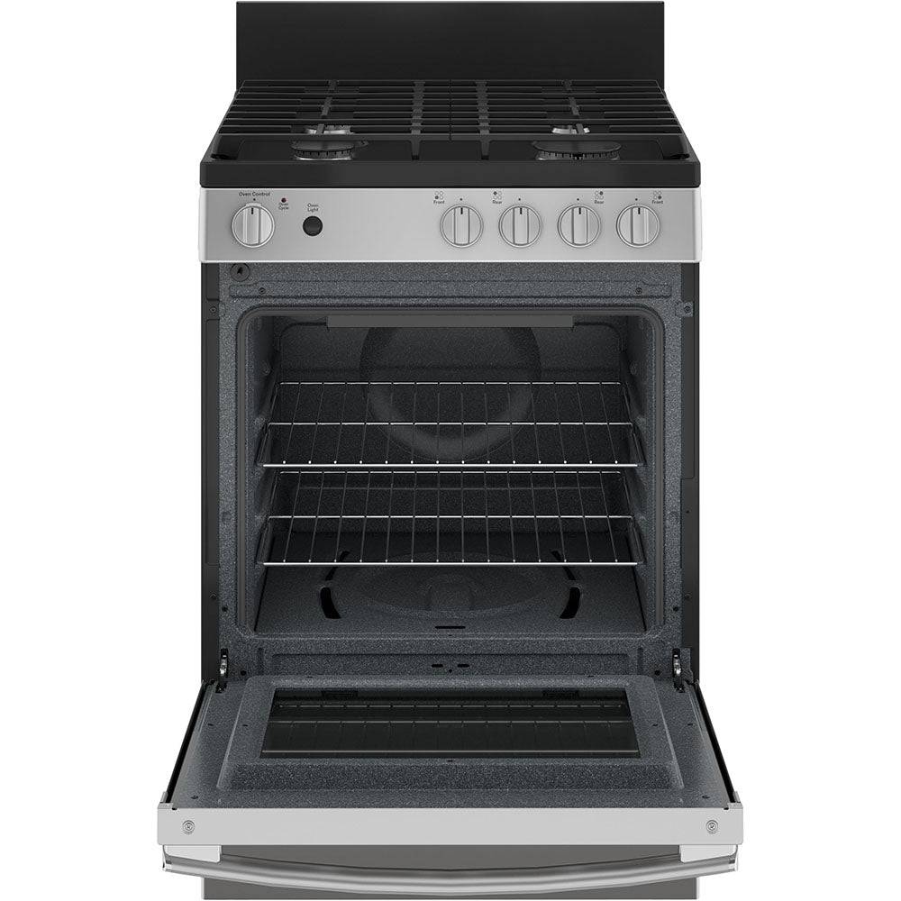 JCGAS640RMSS - RANGES - GE - Gas - Stainless Steel - Open Box - BonPrix Électroménagers