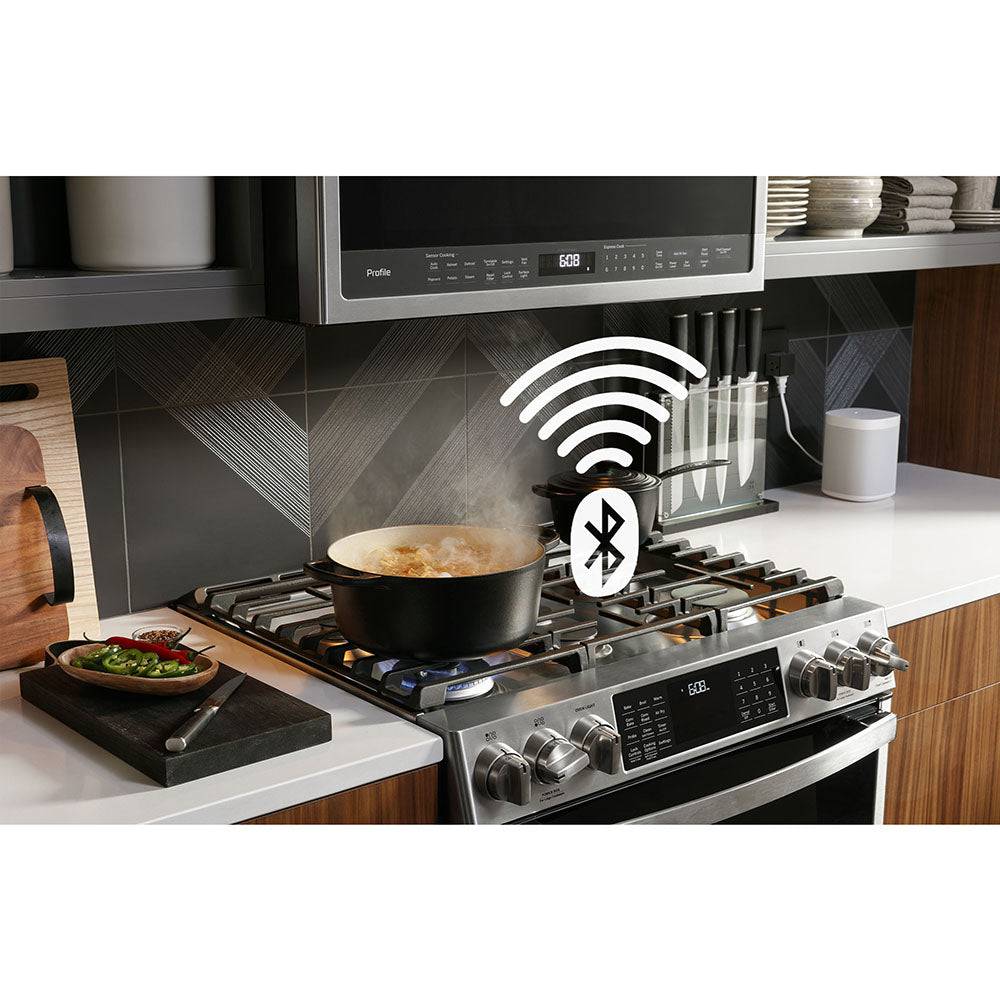 PC2S930YPFS - RANGES - GE Profile - Dual Fuel - Stainless Steel - Open Box - BonPrix Électroménagers