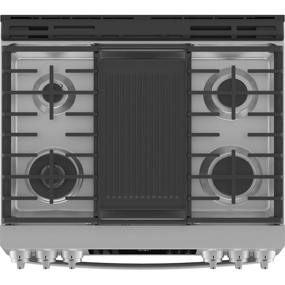 PC2S930YPFS - RANGES - GE Profile - Dual Fuel - Stainless Steel - Open Box - BonPrix Électroménagers